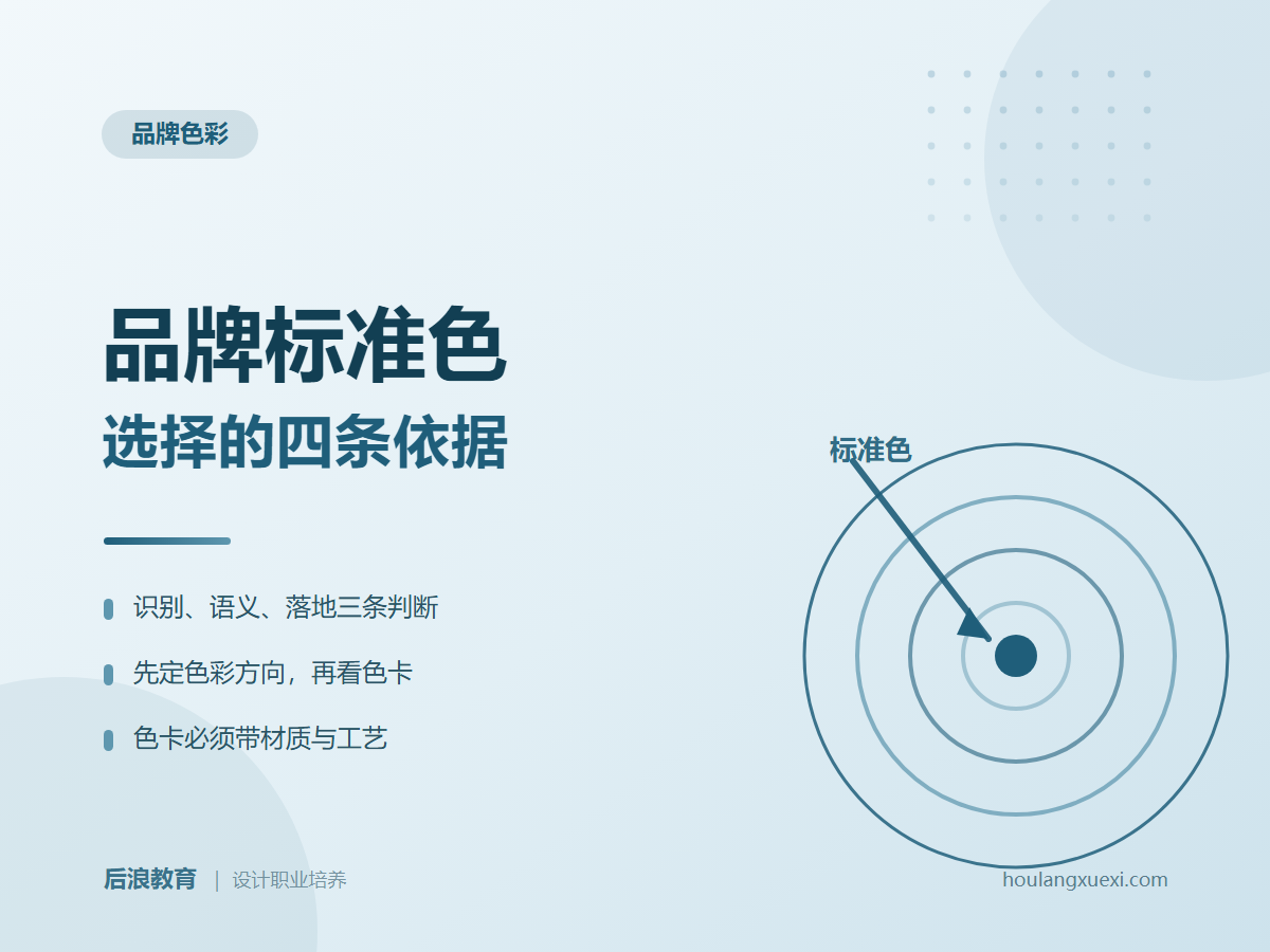 行业资讯 - 品牌标准色的选择逻辑：四条依据