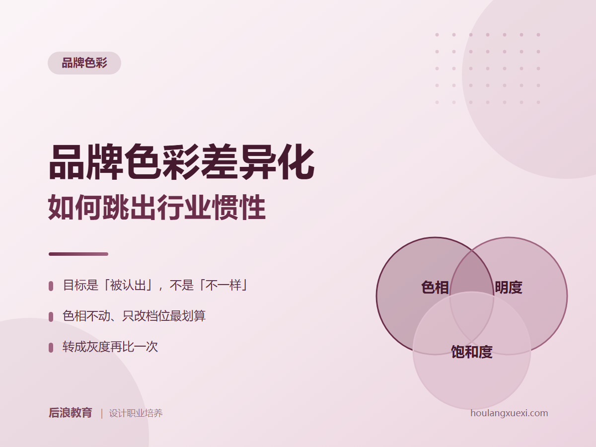 行业资讯 - 品牌色彩差异化：如何跳出行业惯性