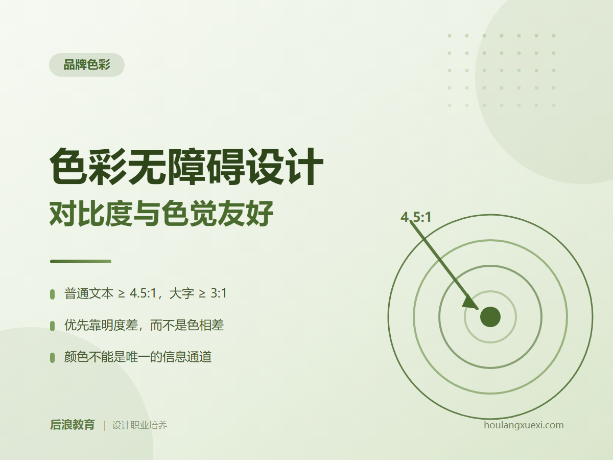 行业资讯 - 色彩无障碍设计：对比度与色盲友好